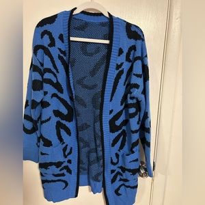 NWOT Shein Blue Cardigan